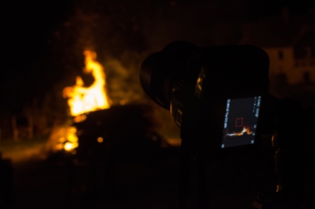 Bonfire Through Another Lens